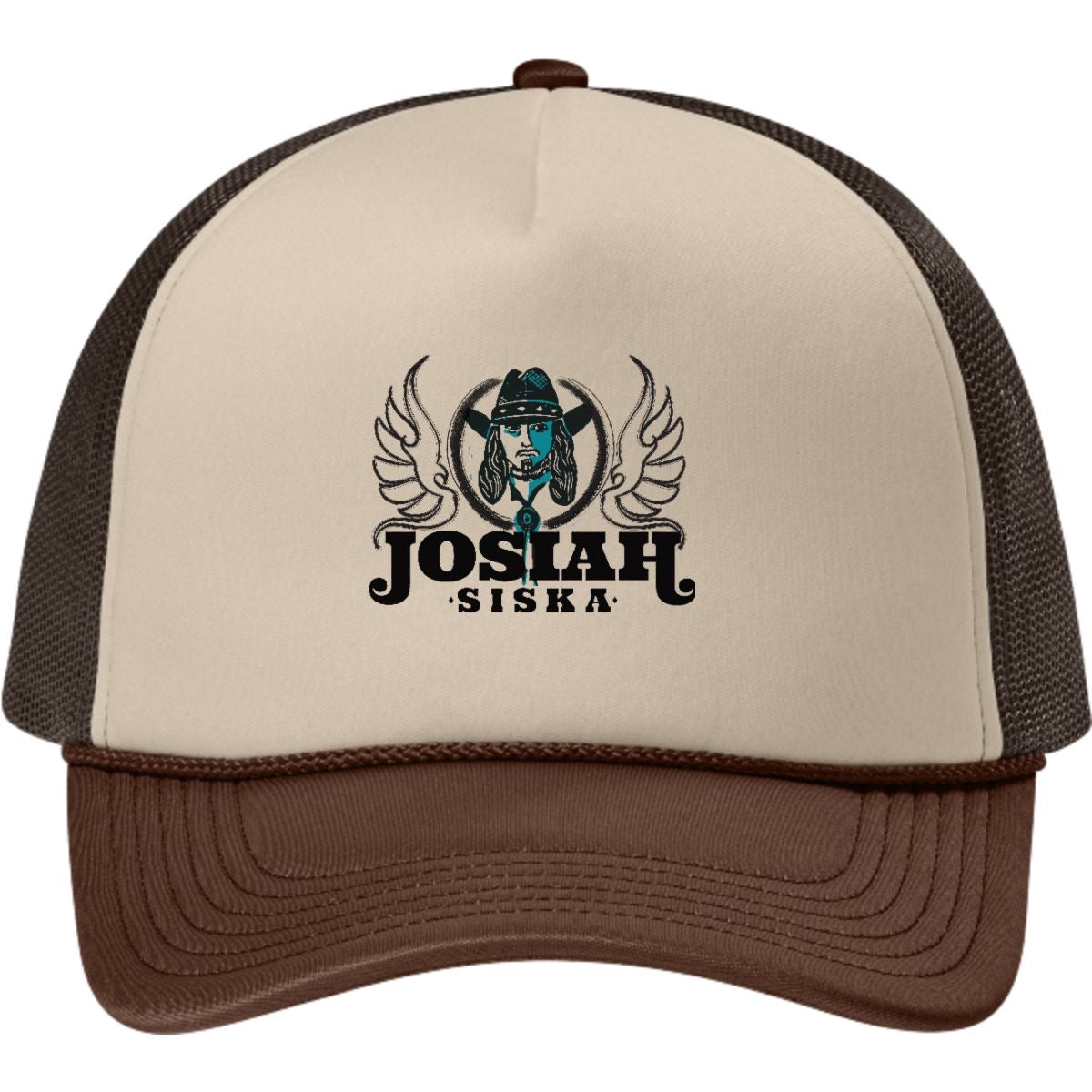 Josiah Siska trucker hat product mockup